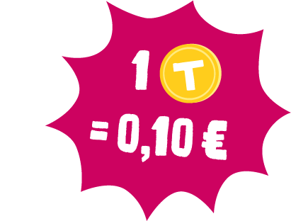 1T = 0,10€